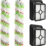 Replacement Parts for Wet Dry Vacuum, PET PRO Accessories, Includes 2 Multi-Surface Pet Brush Rolls and 2 Filters