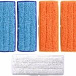 Excefore Cleaning Pad Washable Microfiber Cleaning Pads for iRobot Braava Jet 240 241 Included (2 pcs Wet Pads, 2 pcs Damp Pads and 1pcs Dry Pad)