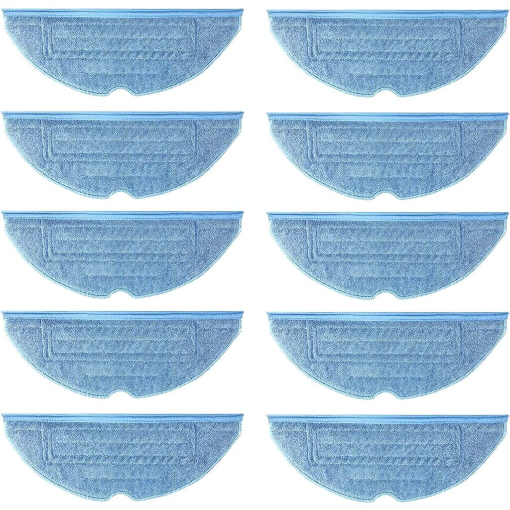 Mop Cloth Pads Replacement for Roborock S7 T7S T7 Plus/S7MaxV, S7 MaxV Plus Vacuum Cleaner Parts, Microfiber Soft Pad Replacement, Dust Cleaning Mop for Hardwood Floor Cleaning, 10Pcs