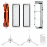 Robot Cleaner Accessories, Abs 7Pcs Main Brush Filter Kit Main Brush Filter Side Brush Blade Main Brush Cover Replacement Accessories for Xiaomi Mijia Robot Cleaner