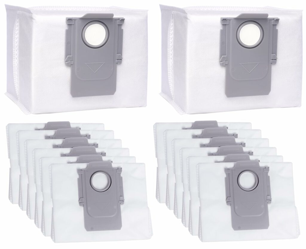 14 Pack Replacement Dust Bag for Roborock S8+, S8 Pro Ultra, S7 MaxV Ultra, S7 Pro Ultra, Q7+, Q7 Max+, Q5+, Q5 Pro+, Q8 Max+, Self-Emptying Dock, 3L Large Capacity Diposable Bag Accessories Set…