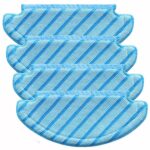 REVHQ 4 PCS Reusable Mop Cloth Cleaning Pads, for Ecovacs DEEBOT OZMO T8 AIVI T8 Series N8 Series Robot Vacuum Cleaner Parts Machine Washable