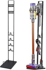 Vacuum Cleaner Stand Holder, Metal Storage Bracket Organizer Rack Compatible with Dyson Handheld Vacuum Cleaner V11 V10 V8 V7 V6 Cordless Stick Vacuum (Black)