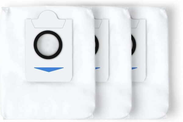 ECOVACS Dust Bag 3 Pcs for DEEBOT X2 OMNI/ T30 Pro Omni All-in-One Station, White