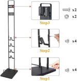Vacuum Cleaner Stand Holder, Metal Storage Bracket Organizer Rack Compatible with Dyson Handheld Vacuum Cleaner V11 V10 V8 V7 V6 Cordless Stick Vacuum (Black)