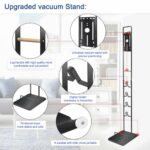Rubik Vacuum Cleaner Stand with Wheels for Dyson V15 V11 V10 V8 V7 V6 DC30 DC31 DC34 DC35 DC58 DC59 DC62 DC74 Dreame T30 T20 V12 V11 V10 & Accessories Holder Metal Floor Rack (Black)