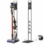 Beauenty Universal version Vacuum Stand Compatible for Dyson V15 V12 V11 V10 V8 V7 V6 with Wheels, Metal Floor Stand Holder Compatible for Dyson Handheld Cordless Vacuum Cleaners & Accessories