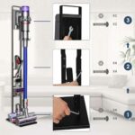 Beauenty Universal version Vacuum Stand Compatible for Dyson V15 V12 V11 V10 V8 V7 V6 with Wheels, Metal Floor Stand Holder Compatible for Dyson Handheld Cordless Vacuum Cleaners & Accessories