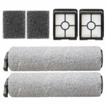 PIGUOAT HF3 Roller Filter Kit Fit for Bissell Crosswave HF3 Cordless Wet/Dry Vacuum Cleaner and Mop 3649A Vacuum