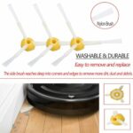 Replacement Parts for iRobot Roomba 600 Series 694 692 690 680 660 665 651 650 614 & 500 Series 595 585 564, Includ Side Brush, Bristle Brush, Flexible Beater Brush, Filter and Screw, Cleaning Tool