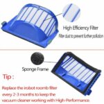 Replacement Parts for iRobot Roomba 600 Series 694 692 690 680 660 665 651 650 614 & 500 Series 595 585 564, Includ Side Brush, Bristle Brush, Flexible Beater Brush, Filter and Screw, Cleaning Tool