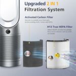 Silk Route Air Purifiers Replacement Filter for Dyson, Black