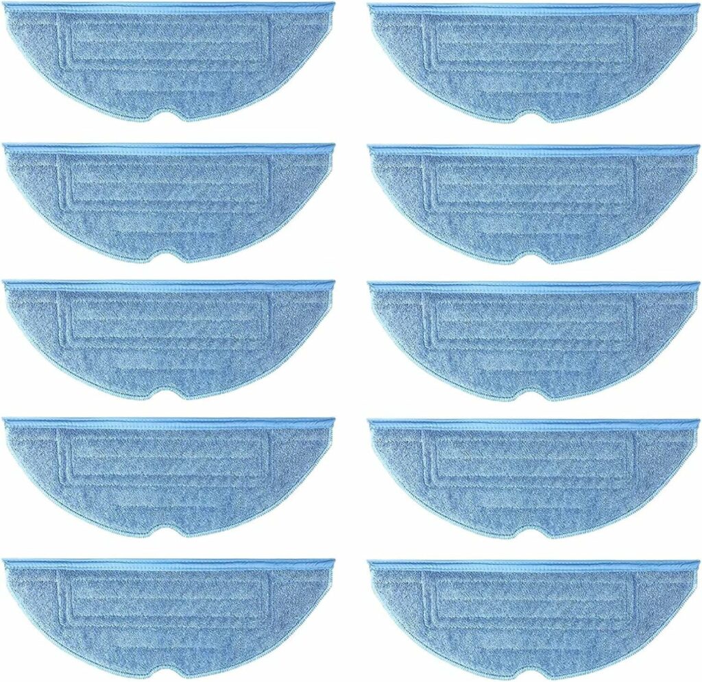 Silk Route Microfiber Mop Cloth Pad for Xiaomi Roborock T7S/ T7S Plus 10-Pieces Set