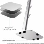 3Clock Vacuum Stand, Vacuum Holder and Metal Storage Bracket, Standing dock for Dyson G5 V15 V12 V11 V10 V8 V7 V6, Hidden Power Cord Design for Dyson Handheld Cordless Vacuum Cleaners