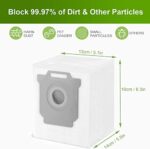 THE WHITE SHOP 12 Pack Vacuum Bags Compatible with iRobot Roomba Bags i & s & j Series/12PCS