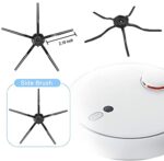 LesinaVac Accessories Kit for Xiaomi Roborock S7 S7+ Roborock S7 MaxV, S7 MaxV Plus,T7 plus T7S plus,2 Roller Brush, 6 Hepa Filter, 8 Side Brush, 6 Mop Cloth
