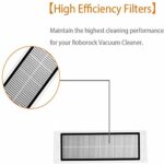 Rjnlsc 8 Packs S6 Pure Filters Compatible with Roborock S6 Pure, S6, E4,S4 Max, S6 MaxV, S5, S5 Max, S4, E2, E3, E5, E20 E25 E35 S50 S65 Xiaomi Mijia,8 Filters, 1 Cleaning Tools