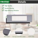neutop Replacement Filters Compatible with Ecovacs Deebot OZMO 920, 950, T5, T8, T8 Aivi, T9, N7, N8, N8+, N8 Pro+, N10 Plus, yeedi vac, vac max, vac Station, vac 2 pro, vac 2, Robot Vacuums, 8-Pack.
