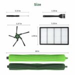 Hyphen-X 21 Packs Replacement Parts for iRobot Roomba s9 (9150) s9+ s9 Plus (9550) s Series AI Robot Vacuum Cleaner Accessories Kits (3 Set Rolling Rubber Brushes, 8 Filters, 8 Side Brushes, 2 Tools)