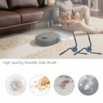 Rinakou Spare Accessories Compatible with Eufy X10 PRO Omni Robot Vacuum Cleaner,1 Main Brush Roller,4 Side Brushes,4 Hepa Filters,4 Mop Pads,