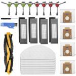 PIGUOAT Accessory Kit Replacement for Ecovacs DEEBOT OZMO T8 AIVI T8 Max T8 Series/ N8 Pro/ N8 Pro+ Robot Vacuum Cleaner, Fit for Yeedi Vac/Yeedi Vac Max/Yeedi Vac Station Robot Vacuum
