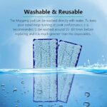 Neutop Washable Wet Mopping Pads Cloths Compatible with iRobot Braava Jet 200 Series 240 241 245 250 Models, 6-Pack.