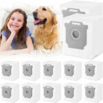 THE WHITE SHOP 12 Pack Vacuum Bags Compatible with iRobot Roomba Bags i & s & j Series/12PCS