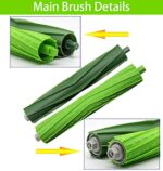Unikstone 20 Pack Replacement Parts for iRobot Roomba i7 i7+i3 i3+i4 i4+i6 i6+ i8 i8+ E5 E6 E7 Vacuum Cleaner, 2 Sets of Rubber Brushes+6 Filters+6 Side Brushes+6 Reusable Vacuum Bags with Zipper