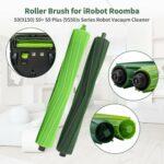 Hyphen-X 21 Packs Replacement Parts for iRobot Roomba s9 (9150) s9+ s9 Plus (9550) s Series AI Robot Vacuum Cleaner Accessories Kits (3 Set Rolling Rubber Brushes, 8 Filters, 8 Side Brushes, 2 Tools)