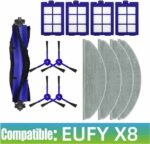 اکسسوری 13 عددی جارو رباتیک یوفی مناسب مدل های Eufy RoboVac X8 Hybrid Series (ارسال 10 الی 15 روز کاری) - تصویر 6