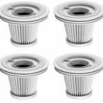 Karessories 4 Pack | Replacement HEPA Filter for Xiaomi Mijia Handheld Vacuum Cleaner SSXCQ01XY