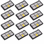 LOTIN 12 Pack HEPA Filter Filters for iRobot Roomba 800 900 Series 860 870 871 880 960 980 Vacuum Cleaning Robots