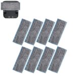 TERRIFI Wet Mopping Pads Compatible for iRobot Braava Jet m6 6110 6012 6112 Series Washable Reusable Strong Water Absorption for Ceramic Tile Laminate Marble Wooden Floors 8PCS