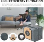 پاکت 15عددی جارو رباتیک یوفی مناسب مدل های Eufy Clean X8 Pro/X10 Pro Omni Robot Vacuum,3L Large Dust Bags (ارسال 10 الی 15 روز کاری) - تصویر 5