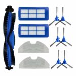 اکسسوری 11عددی جارو رباتیک یوفی مناسب مدل های Replacement Parts for Eufy RoboVac G10 G20 G30 Hybrid Robot Vacuum Accessories Includes 2 Main Brush 6 Side Brush 2 Filter 2 Mop pad (ارسال 10 الی 15 روز کاری)