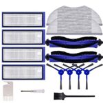 neutop Replacement Accessories Compatible with eufy Robovac L70 Hybrid Robot Vacuum Parts, 2 Roller Brush 4 HEPA Filter 4 Side Brush 2 Mop Cloth