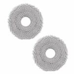 4 Pack Mop Cloth Compatible with Roborock Q Revo/Qrevo S/Qrevo Pro/Qrevo Master/Qrevo Plus/Qrevo Slim Robot Vacuum Cleaner, Spin Cleaning, Microfiber Washable Mop Pad Replacement Accessories