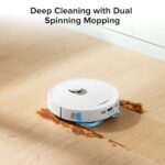 4 Pack Mop Cloth Compatible with Roborock Q Revo/Qrevo S/Qrevo Pro/Qrevo Master/Qrevo Plus/Qrevo Slim Robot Vacuum Cleaner, Spin Cleaning, Microfiber Washable Mop Pad Replacement Accessories