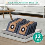 CHIKIXSON Dust Bags for eufy X10 Pro Omni Robot Vacuum & X8 Pro with Self-Empty Station, Large Capacaity, 12 Pack