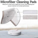 Chuancheng Wipes for Xiaomi Roborock S5 S50 S51 S55 S6 S6 MAXV S5 MAX, Q7 MAX /Q7 MAX+ Vacuum Cleaner, Mop Cloth Wiping Cloth Pads Accessories Replacement, Pack of 10