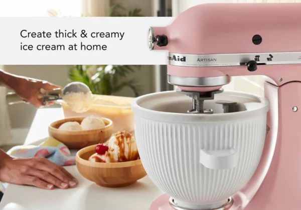 اکسسوری بستنی ساز کیچن اید مدل KitchenAid 5KSMICM Ice Cream Maker Attachment - تصویر 2