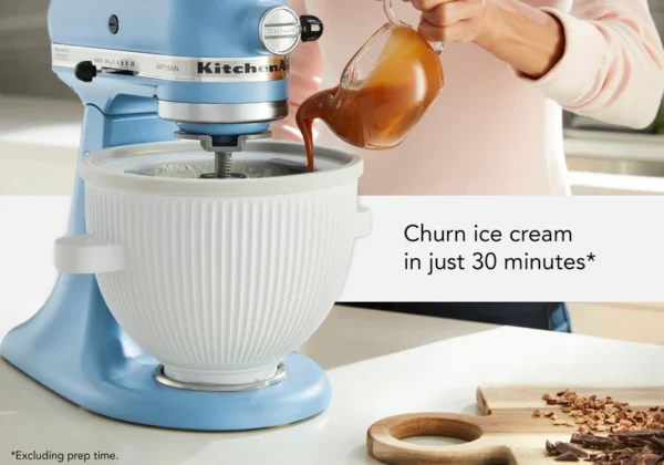 اکسسوری بستنی ساز کیچن اید مدل KitchenAid 5KSMICM Ice Cream Maker Attachment - تصویر 3
