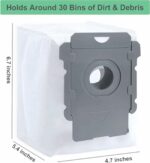 پاکت 6 عددی جارو رباتیک مناسب آی روبات مدل های irobot Roomba Bags i,j&s series (ارسال 10 الی 15 روز کاری) - تصویر 4