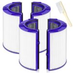 isinlive 2-IN-1 Filter Replacement for Dyson PH01 HP07 HP10 TP07 TP10 TP09 HP09 HP06 TP06 Air Purifier 360 Combi Glass Pure Cool Hot Humidify Fan, 2-IN-1 HEPA + Carbon Filter (Upgraded), 2 Pack