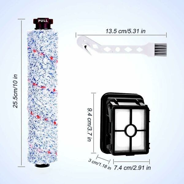 براش رول و فیلتر مناسب بیسل مدل Bissell Crosswave 3-in-1 Multi-Surface Brush Roll Pet for 1866 1785 2052 1713 2225N Vacuum Cleaner (ارسال 10 تا 15 روز کاری) - تصویر 9