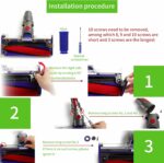 لوله خرطومی مناسب پارویی جارو شارژی دایسون مدل های Dyson V6 V7 V8 V10 V11 Vacuum Cleaner Soft Roller (ارسال 15 الی 25 روز کاری) - تصویر 5