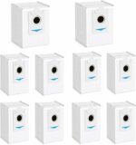 VIEWALL 10 Pack Dust Bags Compatible for ECOVACS DEEBOT T30S / X2 OMNI / X5 OMNI Vacuum Robot Vacuums and Auto-Empty Docks(Not for T30S COMBO)