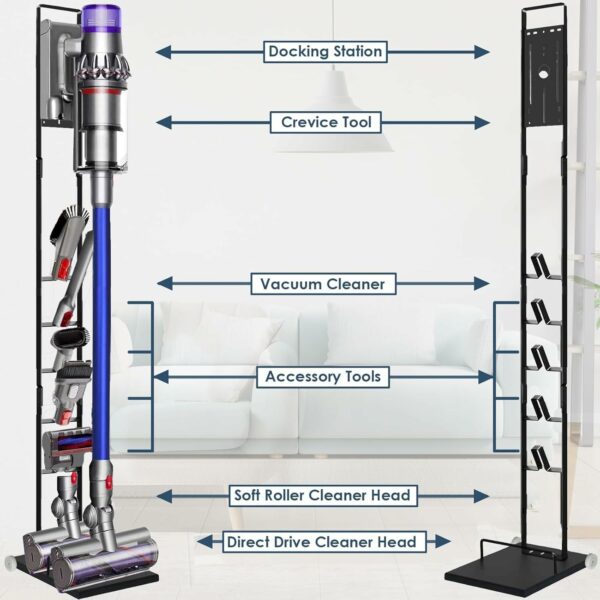 استند جارو شارژی مناسب دایسون مدل های Dyson Vacuum Cleaner V15 V11 V10 V8 V7 V6 ( ارسال 10 الی 15 روز کاری) - تصویر 9