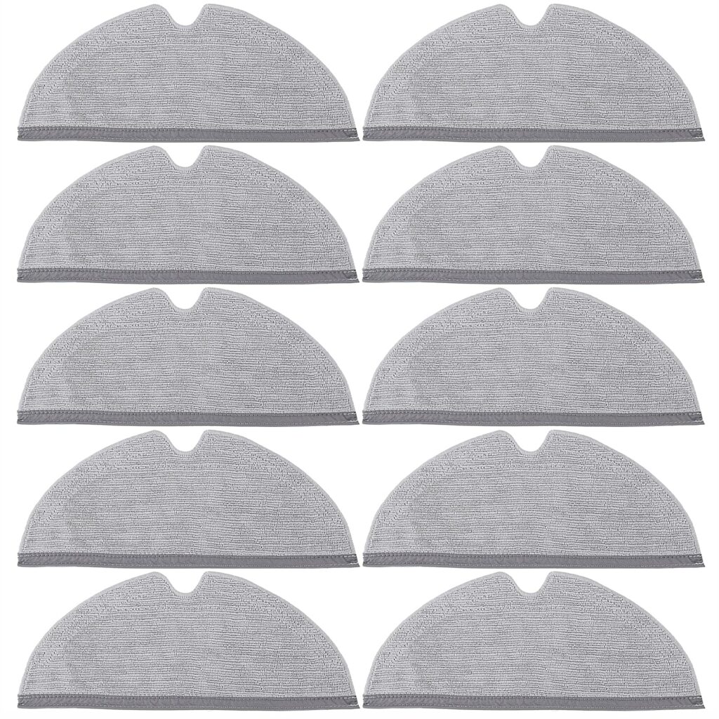 Chuancheng Wipes for Xiaomi Roborock S5 S50 S51 S55 S6 S6 MAXV S5 MAX, Q7 MAX /Q7 MAX+ Vacuum Cleaner, Mop Cloth Wiping Cloth Pads Accessories Replacement, Pack of 10