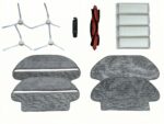 14 Piece Accessory Set Xiaomi vacuum cleaner accessories for Mop 2S /P / STYJ02YM / Mop Pro with 1 Main Roller Brush, 4 Filters, 4 Mop Pads, 4 Side Brushes, 1 Cleaning Tool (14 Piece Accessory Set)